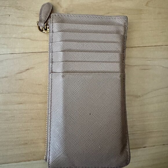 100% Authentic Guaranteed PRADA Saffiano Leather Zip Card Holder - Picture 4 of 8